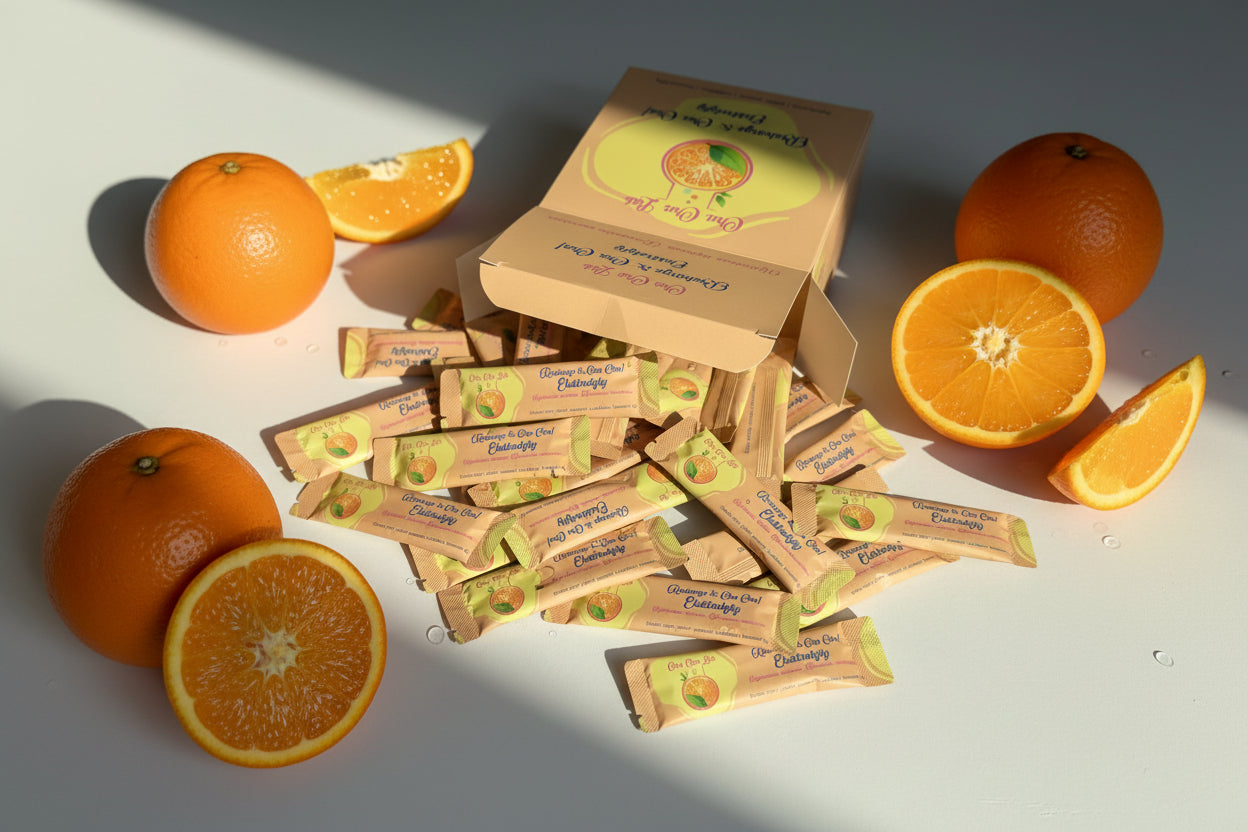 ChaChaLab - Elektrolyty pomaranč (120 g) – iontový nápoj v prášku (30 x 4 g)