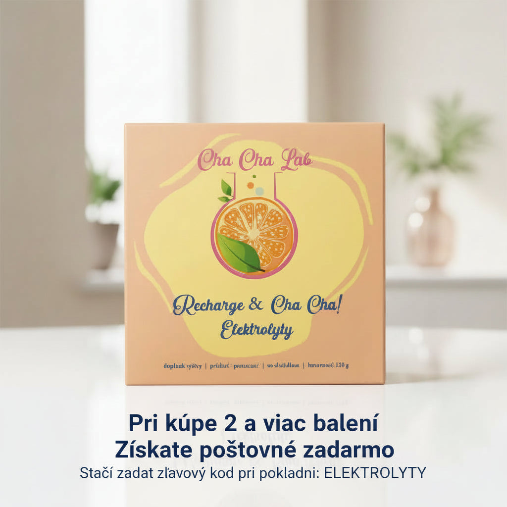 ChaChaLab - Elektrolyty pomaranč (120 g) – iontový nápoj v prášku (30 x 4 g)
