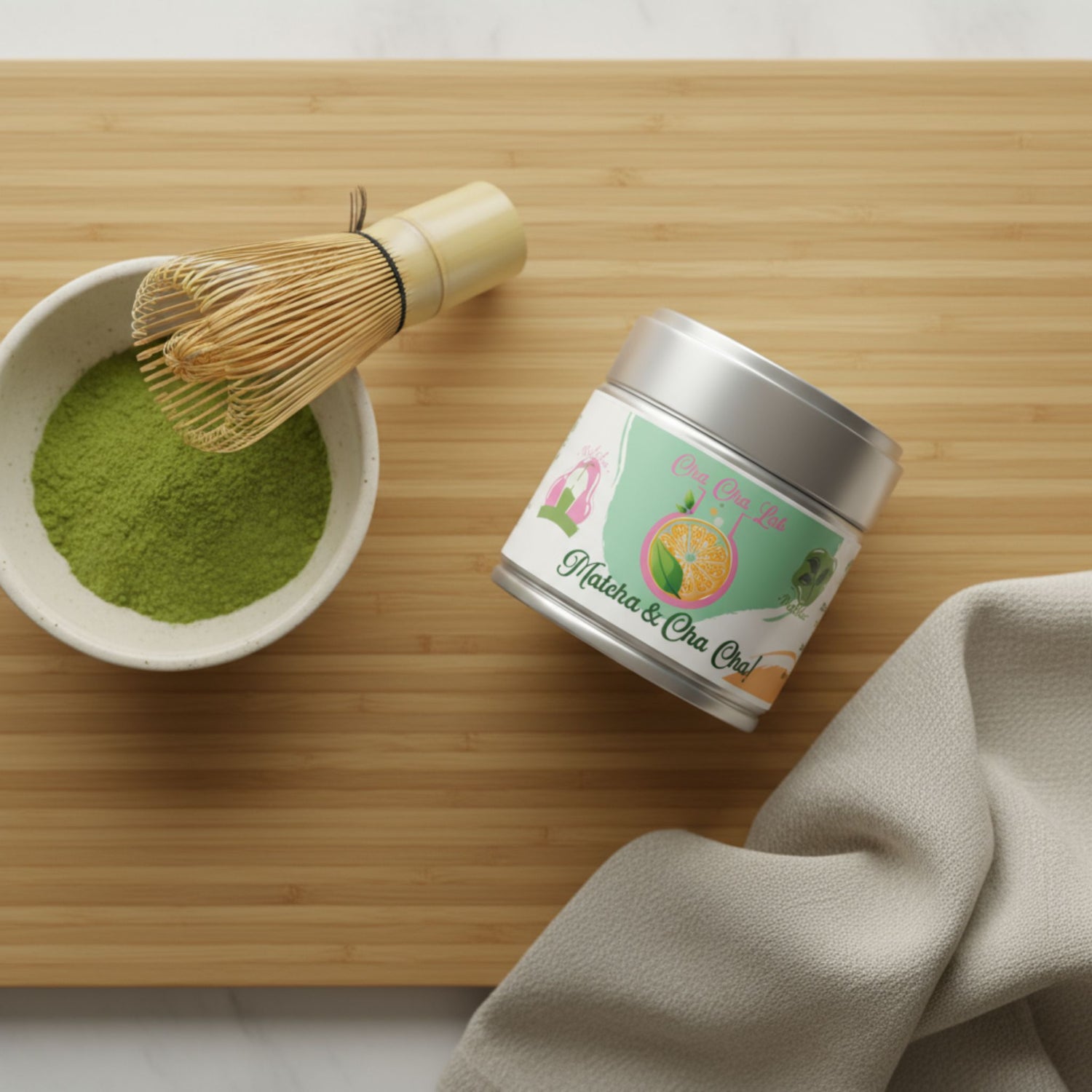 Ceremoniálna matcha – zelený čaj v prášku (Camellia sinensis)