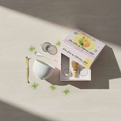Set nástrojov (5 ks) na prípravu tvojho matcha čaju Blush Pink – Comming soon