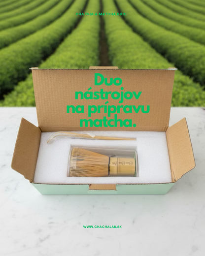 ChaChaLab - Duo nástrojov na prípravu tvojho matcha čaju (2 ks)